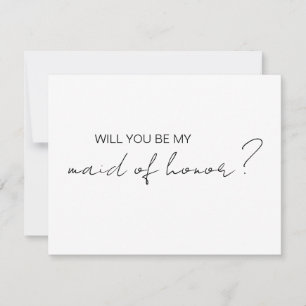 Werden Sie meine Bridesmaid-Karte sein, Bridesmaid Dankeskarte