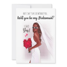 Werden Sie meine Bridesmaid-Karte sein?