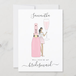 Werden Sie meine Bridesmaid-Karte sein? Einladung
