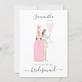 Werden Sie meine Bridesmaid-Karte sein? Einladung
