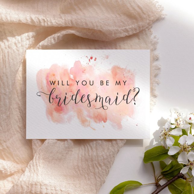 Werden Sie meine Bridesmaid-Karte sein? Einladung (Will You Be My Bridesmaid Card
)