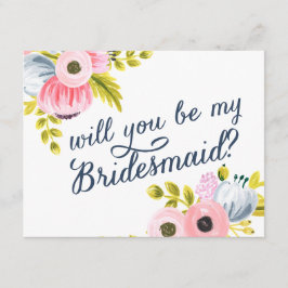 WERDEN SIE MEINE BRIDESMAID SEIN? EINLADUNG