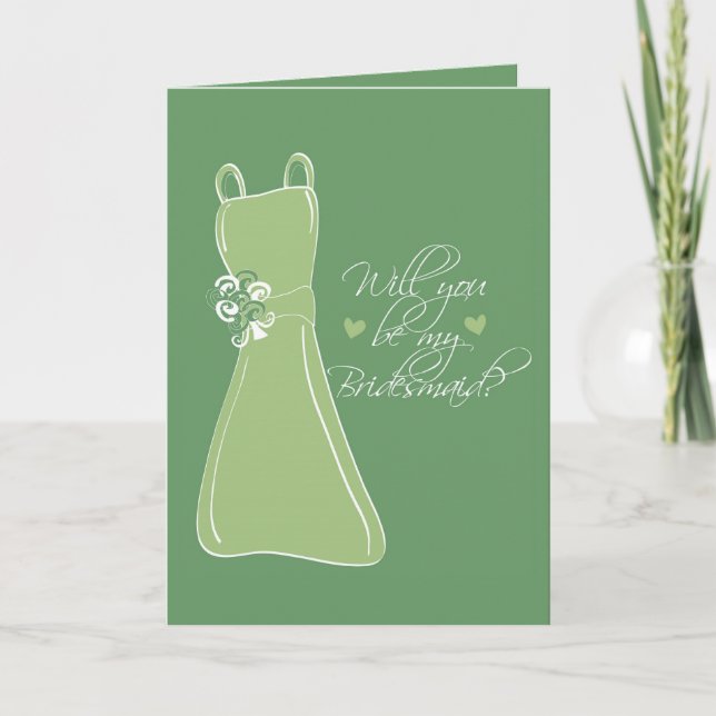 "Werden Sie meine Bridesmaid sein?" Einladung (Vorderseite)