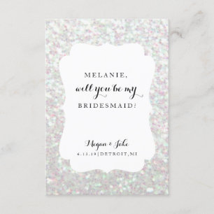 Werden Sie meine Bridesmaid sein - Hochzeitstag Fa Einladung