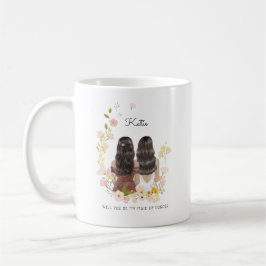 Werden Sie meine Bridesmaid/Trauzeugin Vorschlag C Kaffeetasse