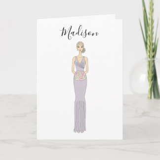 Werden Sie meine Bridesmaid-Vorschlagskarte sein Karte