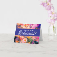 Werden Sie meine Bridesmaid-Vorschlagskarte sein?