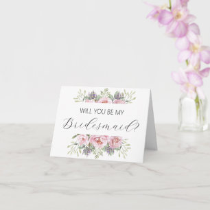 Werden Sie meine Bridesmaid-Vorschlagskarte sein? Karte