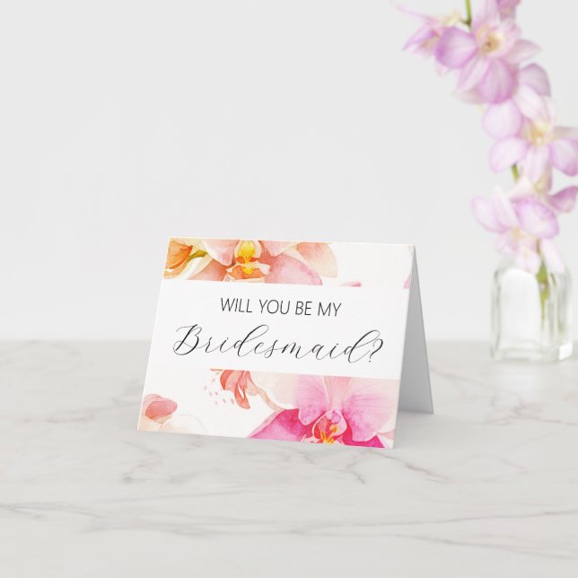 Werden Sie meine Bridesmaid-Vorschlagskarte sein? Karte