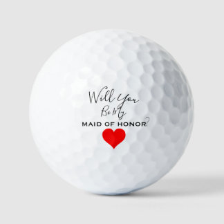 WERDEN SIE MEINE EHRENDAME GOLFBÄLLE SEIN