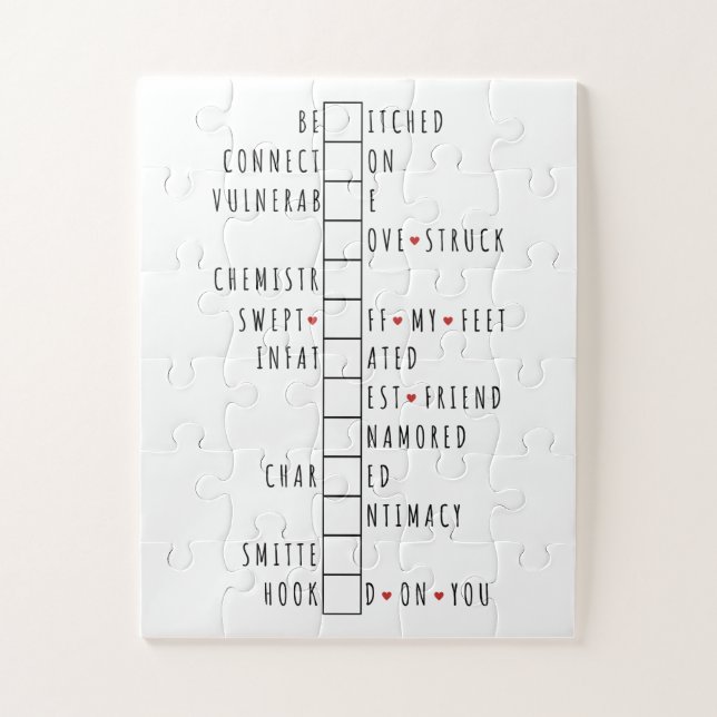 Werden Sie meine - eine einzigartige Erklärung zur Puzzle (Vertikal)