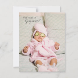 Werden Sie meine Eltern sein Volleinladen Foto Einladung