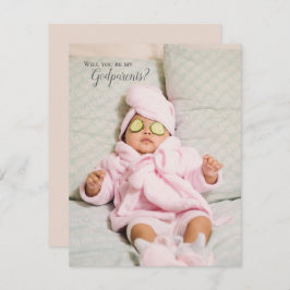 Werden Sie meine Eltern sein Volleinladen Foto Einladung