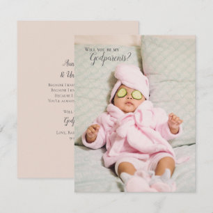 Werden Sie meine Eltern sein Volleinladen Foto Einladung