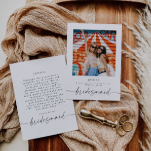 Werden Sie meine Foto-Vorschlagskarte sein? Einladung