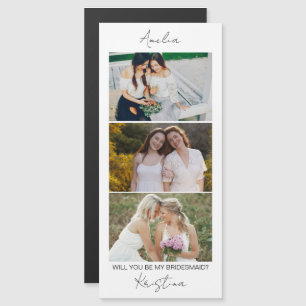 Werden Sie meine Magnet-Karte für das Brautparty v Magnetkarte