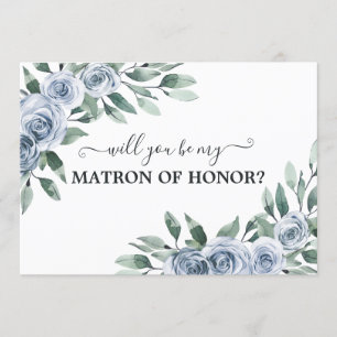 Werden Sie meine Matrone der Ehrenblauen Karte sei