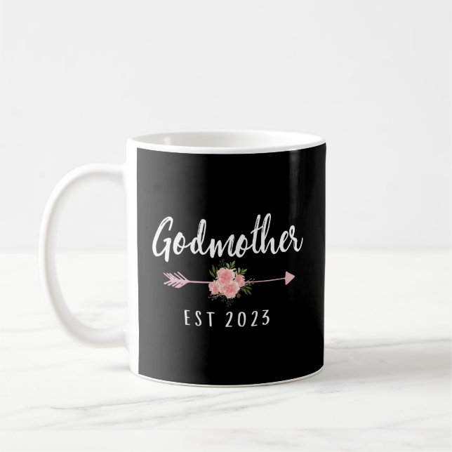 Werden Sie meine Mutter sein Est 2023 Vorschlag Bl Kaffeetasse (Links)