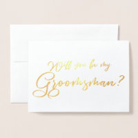 Werden Sie meine Trauzeuge-Chic-Kalligrafie sein?