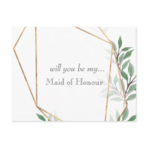 Werden Sie meine Trauzeugin einladen?