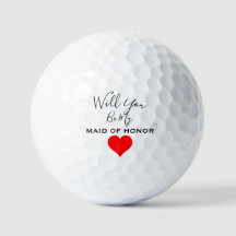 WERDEN SIE MEINE TRAUZEUGIN GOLFBALLS SEIN?