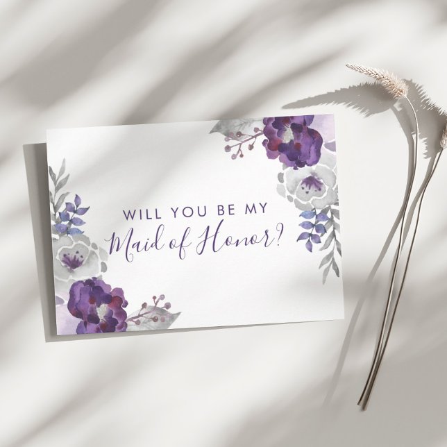 Werden Sie meine Trauzeugin-Karte sein? Einladung (Will You Be My Maid of Honor Card)