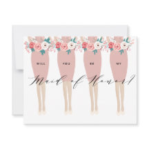 Werden Sie meine Trauzeugin sein? | Bridesmaid-Kar