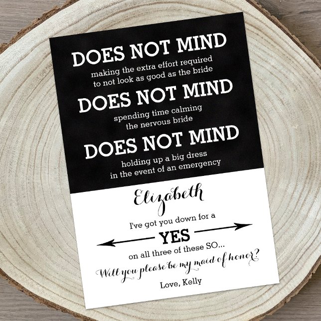 Werden Sie meine Trauzeugin sein, die nichts dageg Einladung (Von Creator hochgeladen)