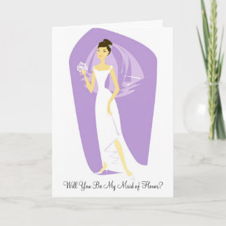 Werden Sie meine Trauzeugin sein? Hochzeitseinladu Einladung