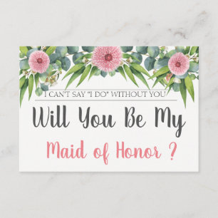 Werden Sie meine Trauzeugin sein Vorschlag Einladung