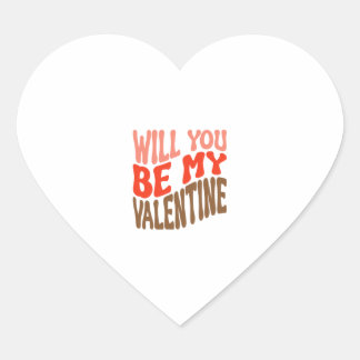 Werden Sie meine Valentine-01 sein? Herz-Aufkleber