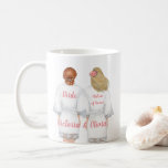 Werden Sie meine Verehrerin der Tasse sein?<br><div class="desc">Hübsch "Werden Sie meine Ehrenkollegin sein" Kaffee oder Tee-Tasse. Die Rückseite einer Braut und ihre Brautjungfrau in weißen Kimono-Stilmöbeln. Eine tolle Art,  wie Ihr Freund in der Hochzeitsfeier sein kann. Die Aufnahme kann geändert werden. Andere Versionen verfügbar</div>
