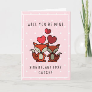 Werden Sie meinen bedeutsamen Foxy-Fang - Fox Love Karte