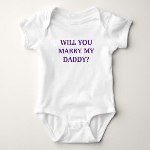 WERDEN SIE MEINEN TÄTER VERHEIRATEN? - Baby Onsie Strampler