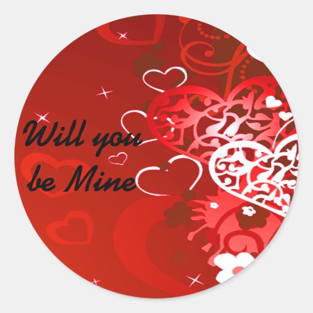 Werden Sie Mine_Sticker? Runder Aufkleber (Vorderseite)