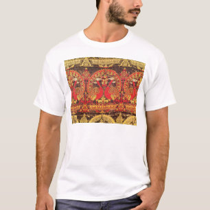 Werden Sie mit Pfaumotiv und kufic Aufschrift T-Shirt