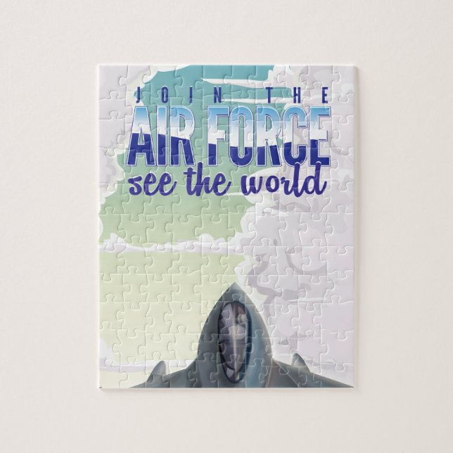 Werden Sie Mitglied im Luftwaffenposter Puzzle (Vertikal)