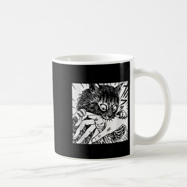 Werden Sie unregierbar - Schwarze Katzen, die Hand Kaffeetasse (Rechts)