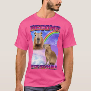 Werden Sie unregierbarer Capybara Capibara Pop Cul T-Shirt