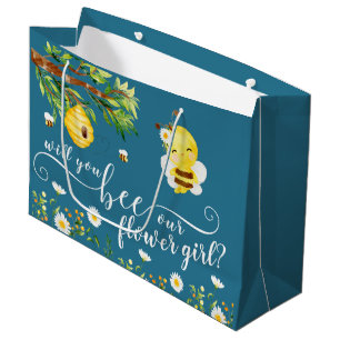Werden Sie unser Blumengeschenkbeutel sein? Große Geschenktüte