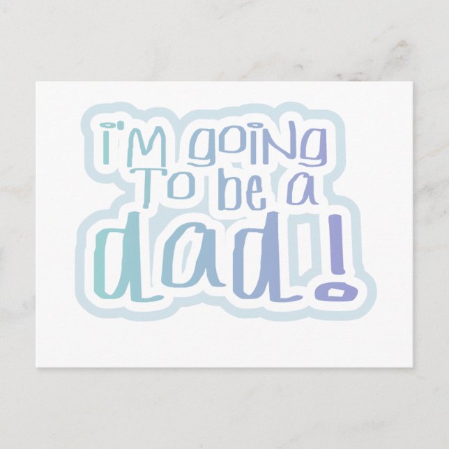 Werden Sie Vater Tshirts and Gifts Postkarte (Vorderseite)