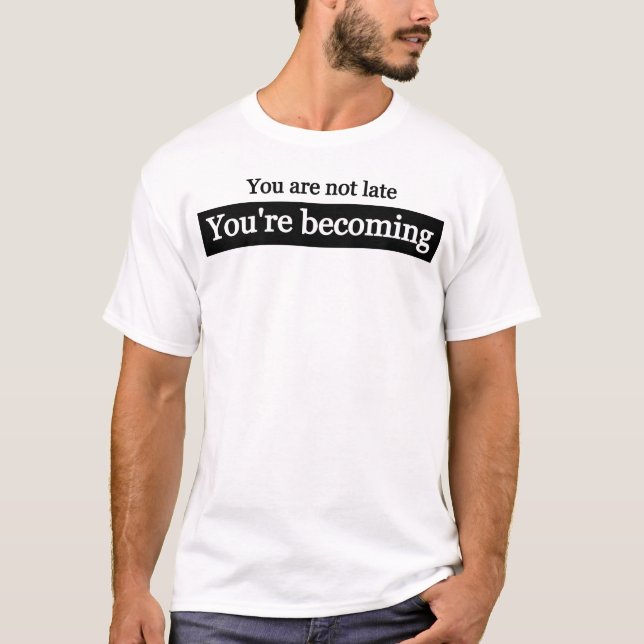 Werden: Wachstumsreise T-Shirt (Vorderseite)