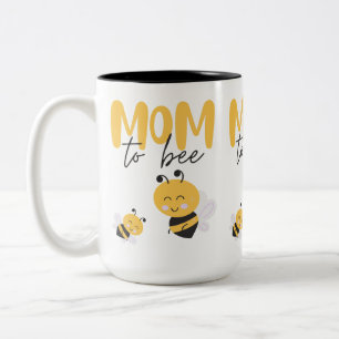 Werdende Mutter Baby Biene Zweifarbige Tasse