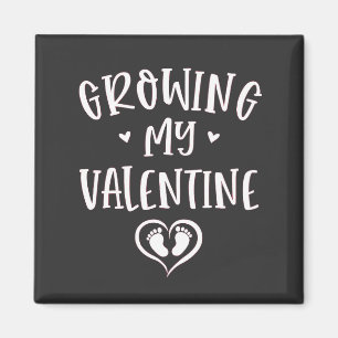 Werdende Mutter meines Valentins, Schwanger  Magnet