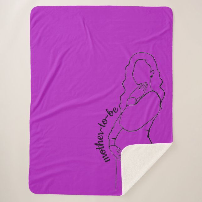 werdende Mutter Sherpadecke (Vorderseite)