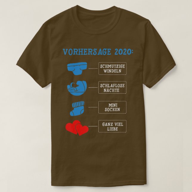 Werdender Vater 2023 Vater Vater Vathers Day Gift T-Shirt (Design vorne)
