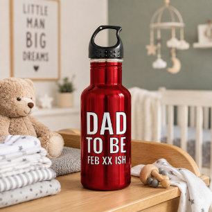 Werdender Vater - Benutzerdefinierte Babyfälligkei Edelstahlflasche
