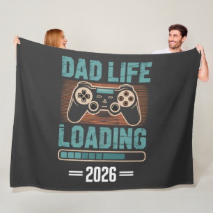 Werdender Vater Dad Leben Lädt 2026 Fleecedecke