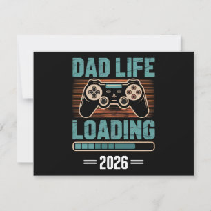 Werdender Vater Dad Leben Lädt 2026 Save The Date