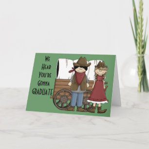 We're Impressed Graduation! Card - Western Karte